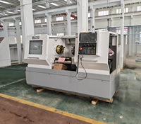 Mesin Bubut CNC Horizontal CK6150 X1500 Biaya Rendah, Single Spindle, Sistem Kontrol GSK, Desain Flat Bed, Tugas Sedang, 2-Axis, High
