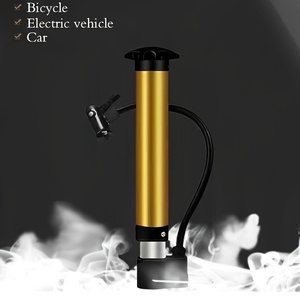 Mini Bomba de Aire Portátil, Adecuada para Neumáticos de Bicicleta y Balones Deportivos, Inflador Manual Compacto y Ligero, Fácil de Usar - Product Image 5