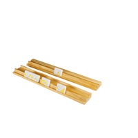 Supports en bois massif de pin OEM/ODM personnalisés avec poussoirs intégrés et bords lisses – Supports pour tuiles de Mahjong américain