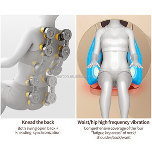 Leercon CE – masseur électrique <span class=keywords><strong>shiatsu</strong></span> infrarouge sans fil pour le dos, coussin de voiture, massage lombaire - Product Image 4