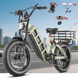 Vélo électrique de ville Eahora Juliet, moteur 48V 60AH, batterie au lithium amovible, pneus 20*4, autonomie de 29-34 miles, 7 vitesses - Product Image 2