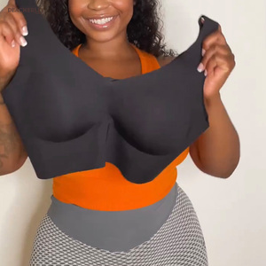 Soutien-Gorge Bralette Sans Couture Magique Effaceur de Dos Confortable à Maintien Doux et Sculptant Sans Armatures à Couverture Complète avec Coussinets Amovibles - Product Image 4