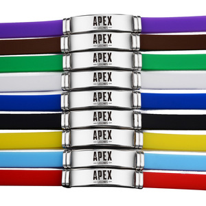 Cadeau promotionnel à impression personnalisée Bracelet religieux en silicone Bracelets en caoutchouc Bracelet en silicone <span class=keywords><strong>APEX</strong></span> <span class=keywords><strong>LEGEND</strong></span> en acier inoxydable pour hommes - Product Image 3