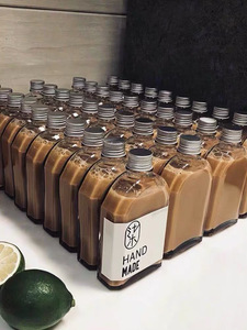 Nuevo 250ml botella <span class=keywords><strong>de</strong></span> vidrio café bebida jugo helado leche té transparente corona tapa sello pulido Tequila champán 500ml capacidad - Product Image 3