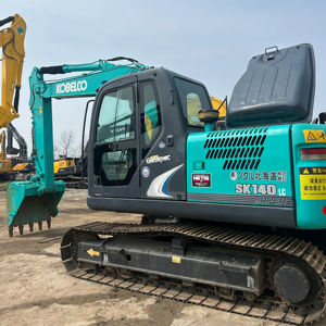 Excavadora de cadenas Kobelco SK140LC usada de 14 toneladas, excavadora hidráulica en venta - Product Image 1