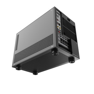 Gabinete Compacto Mid Tower <span class=keywords><strong>MATX</strong></span> de Alumínio 6061 de 19,55L para PC, Suporta GPU de 360mm, Cooler de CPU de 168mm, Fonte ATX, 4 Slots para Jogos - Em Estoque - Product Image 4