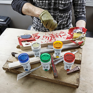 Mini AD16-22 kỹ thuật số dsv hiện tại và điện áp Meter với LED hiển thị tín hiệu chỉ số ánh sáng IP55 Đánh giá thiết kế nhựa cho 230V - Product Image 3