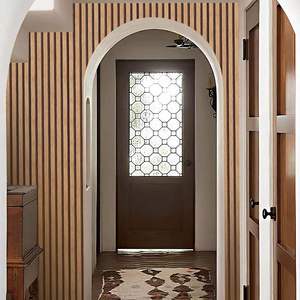 ORON DECO Stickers muraux rayés épais <span class=keywords><strong>de</strong></span> luxe en PVC, autocollants imperméables 3D, papier peint mural effet <span class=keywords><strong>bois</strong></span> à peler et coller pour salle <span class=keywords><strong>de</strong></span> bain - Product Image 4