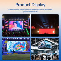 Mur d'affichage LED de location intérieur/extérieur 500*500/500*1000 4x3m avec résolution 4K, étanchéité IP65, HDR10, DCI-P3 95%, garantie 5 ans
