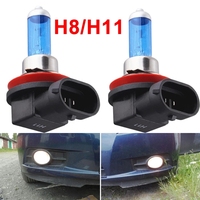 Ampoule halogène pour voiture 12V H1 H4 H7 H8 H11, phare, feu antibrouillard, 55W 5000K blanc, phare halogène pour voiture et moto
