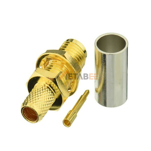 موصل SMA لكابل LMR400 RG8 |   موصل وقابس كهربائي 50 أوم قابل للضغط |   محول ترددات لاسلكية منخفض الفقد لبوابات إنترنت الأشياء الصناعية - Product Image 4