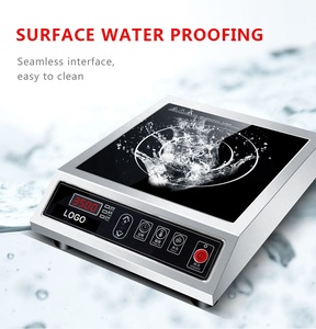220V 전기 상업용 주방 장비 스테인레스 스틸 상업용 3500W 레스토랑 인덕션 쿠커 - Product Image 3