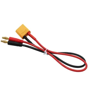 4.0 câble de Charge de connecteur de balle banane 12AWG/14AWG avec fiches banane 4mm pour chargeur de batterie B6 B6AC