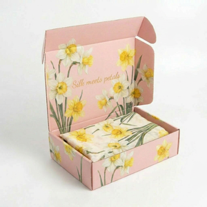 Custom Design Printed Logo Paper Packaging Boxes Matte Black Purple Corrugated Cardboard Folding Sheets Mailer Shipping Carton