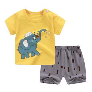 Ensemble de vêtements pour bébé garçon, été, 2 pièces, décontracté, 100% coton respirant, t-shirt à manches courtes - Product Image 6