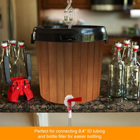 Robinet de seau en plastique, robinet de mise en bouteille, robinet de bière, robinet de soda pour seau de 5 gallons, fermentation, seau de brassage à domicile, fermentateur
