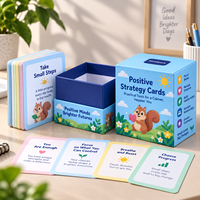 Cartes éducatives pour enfants, emballage personnalisé, cartes d'apprentissage, cartes à jouer imprimées sur mesure, cartes flash, impression de cartes de tarot, boîte d'emballage