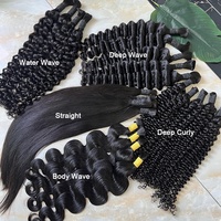 Cheveux crépus bouclés en vrac pour le tressage de cheveux humains sans trame cheveux humains brésiliens afro crépus en vrac