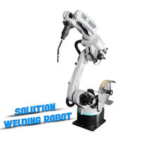 Système de bras robotisé industriel à 6 axes avec moteur de boîte de vitesses PLC pour soudage au laser/MIG/TIG