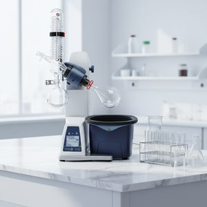 Évaporateur Rotatif Numérique LED BIOSTELLAR RE100-S – Équipement de Chauffage Essentiel pour Laboratoire Chimique – Température Max. 180°C, 1,2 kW – Prix Économique - Product Image 1