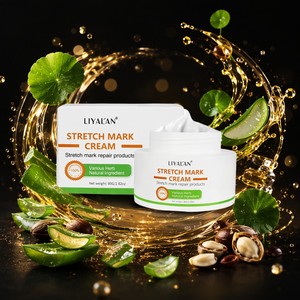 Crema para Estrías LIYALAN, Loción Corporal Herbal para Reparación de Cicatrices, Humectante Natural Anti-Estrías, Reafirmante para el Embarazo y Postparto, OEM - Product Image 1