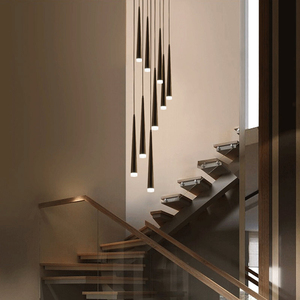 卧室餐厅豪华北欧吊灯圆形设计手工吊灯现代发光二极管吸顶灯风扇 - Product Image 1