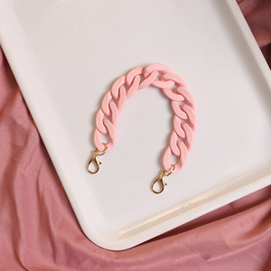 Lanière de chaîne de téléphone à breloque en acrylique coloré d'été pour femmes, sangles de téléphone portable, étui de téléphone, accessoires de bijoux - Product Image 4