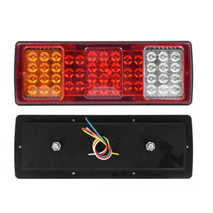 24V 46cm18Inch remorque camion combinaison ambre blanc rouge <span class=keywords><strong>feu</strong></span> arrière arrêt frein arrière <span class=keywords><strong>feu</strong></span> <span class=keywords><strong>de</strong></span> signalisation RV pick-up - Product Image 2