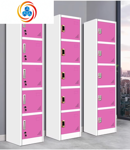 Armoire de rangement en acier à 6 portes / Casier métallique à 6 niveaux / Armoire à 6 compartiments - Product Image 6