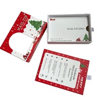 Nouveauté - Coffret cadeau de bougies parfumées pour l'Avent de Noël avec impression de logo personnalisé pour l'emballage de cadeaux de Noël