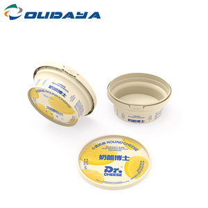 Contenedor de plástico IML para embalaje de yogurt, contenedor de plástico de 340ml y 300g para queso - Product Image 5