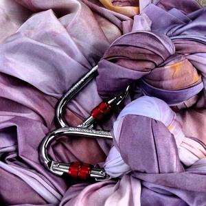 हवाई योग रेशम Ombre 18 मीटर नायलॉन उच्च शक्ति हवाई योग झूला सेट विरोधी गुरुत्वाकर्षण योग झूला - Product Image 2