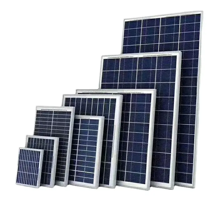 Personalizar 12V alta conversión Bule Poly paneles solares 20W para uso doméstico paneles solares baratos