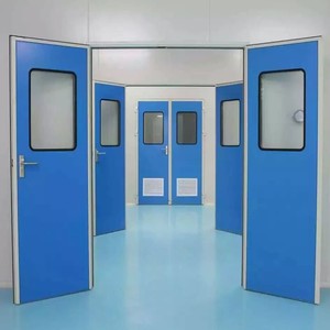 Higiénico precios de puertas de acero inoxidable hermético limpia automática habitación puertas y <span class=keywords><strong>ventanas</strong></span> - Product Image 5