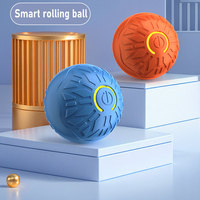 Nouveau chien chat interactif balle rebondissante intelligent USB automatique roulement balle magique électronique chat chien jouet animal jeu interactif jouet