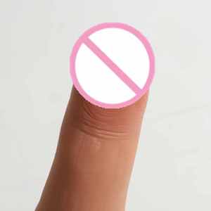 Vibrator Jari Tengah Silikon Berkualitas Tinggi, Pijat Seru untuk Gay, Anal Plug Besar untuk Wanita, Dildo Realistis untuk Masturbasi Jari - Product Image 4
