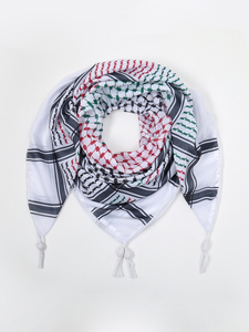 <span class=keywords><strong>Pañuelo</strong></span> para la cabeza Alphart estampado con nudo de grano de arroz, <span class=keywords><strong>pañuelo</strong></span> árabe, <span class=keywords><strong>pañuelo</strong></span> para la cabeza de Dubái, <span class=keywords><strong>pañuelo</strong></span> para el desierto con borla - Product Image 4