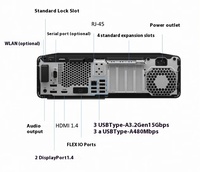 Harga Grosir Fiber Small Chassis Komputer Desktop Kantor Komersial PC I5-14500 8G 512G SSD HPs Elite SFF 800G9