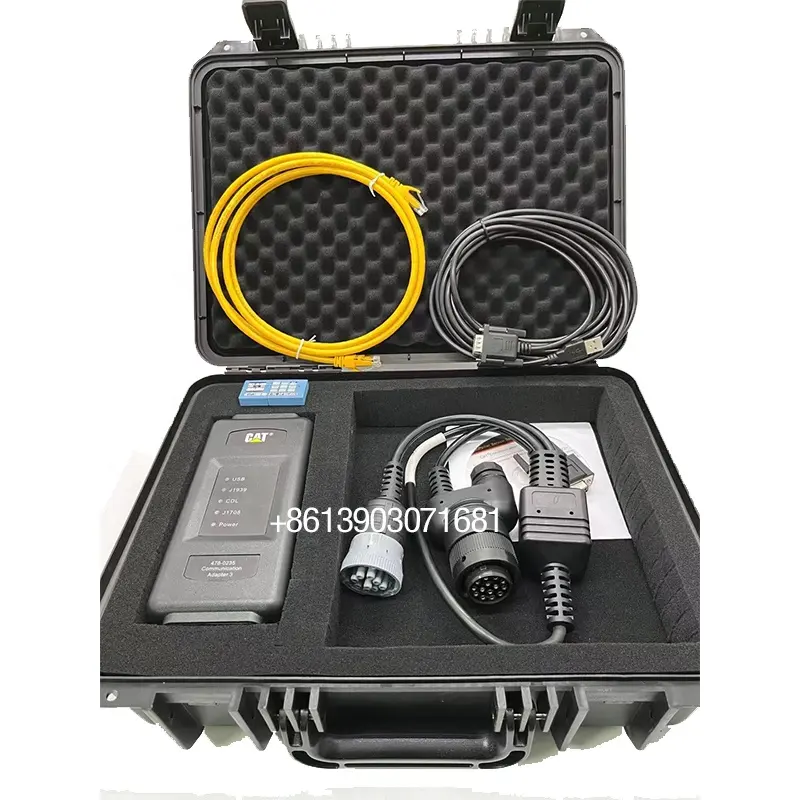 Suku cadang ekskavator untuk detektor kucing ET4 Grup adaptor komunikasi 478-0235 mesin Diesel alat diagnostik mobil 478-0235 538-5051