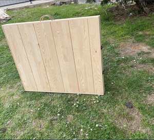 <span class=keywords><strong>Table</strong></span> de balcon pliante de <span class=keywords><strong>grande</strong></span> taille pour 10 personnes, <span class=keywords><strong>table</strong></span> de pique-nique à pieds courts en <span class=keywords><strong>bois</strong></span>, <span class=keywords><strong>table</strong></span> de jardin portable pour patio - Product Image 6