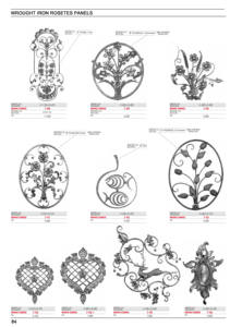 Componenti in Ferro Battuto, Elementi Metallici Rotondi per Decorazioni Murali, Ornamenti e Design per Ringhiere di Scale, Corrimano, Balconi e Cancelli - Product Image 2