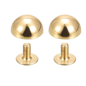 Chất Lượng Cao Brass Vàng 6Mm Vít Lại Đinh Tán Rắn Đầu Tròn Da Đinh Tán Spike - Product Image 4