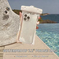 Étui de protection étanche pour iPhone 7,2 pouces, en PVC, à porter en bandoulière, pour la natation, le surf et les activités de plein air