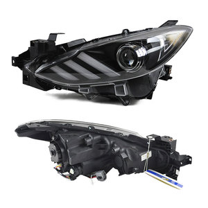 Per Mazda <span class=keywords><strong>3</strong></span> Axela 2014-2019 Gruppo Fari LED Completo Aftermarket Stile Mustang con DRL e Indicatori di Direzione Plug and Play (Coppia) - Product Image 5
