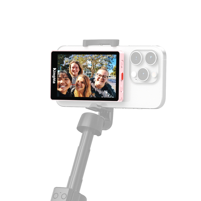 KingMa PH02 MAX. New 4K Selfie Screen Magnetic Plastic+Glass Phone Vlog Monitor Sync Back Camera Android IPhone15 16 Gaming