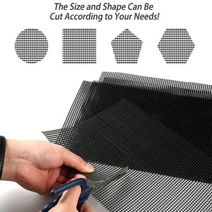 5PCS Pack Bonsai Pot Bottom <span class=keywords><strong>Grid</strong></span> <span class=keywords><strong>Mesh</strong></span> Plant Drainage Telas de drenagem Junta Drenagem <span class=keywords><strong>Mesh</strong></span> Hole Telas Manter o solo de Flowing Away - Product Image 3