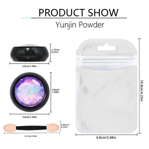 Aurora Chameleon Nail Powder Irregular <b>Thin</b> Transparent Flakes Sparkling Mixed Color Glitter Pigment Nail Art Products - Product Image 6