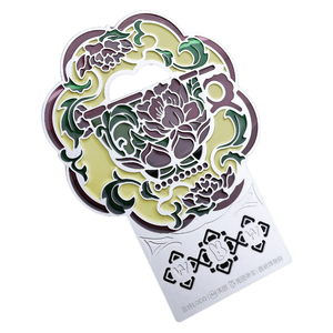 Cultural and Creative Dunhuang Transparent Paint Bookmark Museum Student Gift Wholesale Metal Bookmark Customization