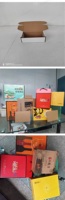 Boîtes rigides en carton ondulé recyclables écologiques carrées avec logo personnalisé, laminage brillant, gaufrage, emballage pour fruits HAIXING