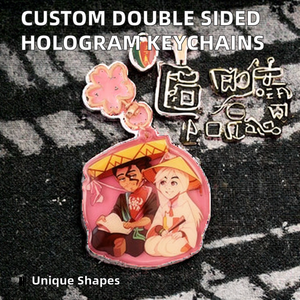 <span class=keywords><strong>Personnalisé</strong></span> Double Face Anime époxy arc-en-ciel acrylique porte-clés hologramme paillettes <span class=keywords><strong>Shaker</strong></span> avec impression UV en plastique numérique <span class=keywords><strong>Photo</strong></span> porte-clés - Product Image 3